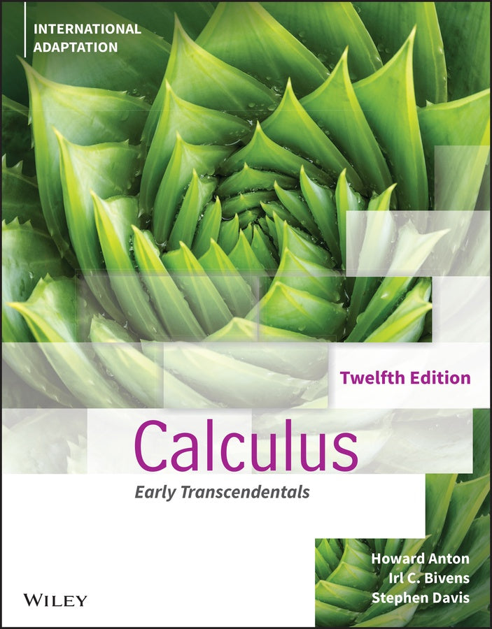 CALCULUS: EARLY TRANSCENDENTALS 12 EDITION INTERNATIONAL ADAPTATION eBOOK