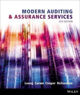 MODERN AUDITING AND ASSURANCE SERVICES 6TH EDITION
