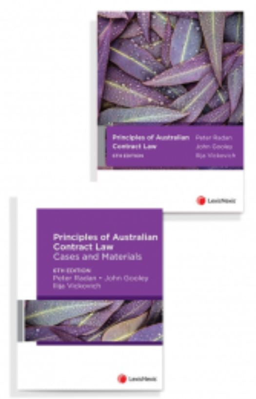 PRINCIPLES OF AUSTRALIAN CONTRACT LAW, 6TH EDITION AND PRINCIPLES OF AUSTRALIAN CONTRACT LAW: CASES AND MATERIALS, 6TH EDITION VALUE BUNDLE