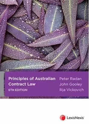 PRINCIPLES OF AUSTRALIAN CONTRACT LAW 6TH EDITION