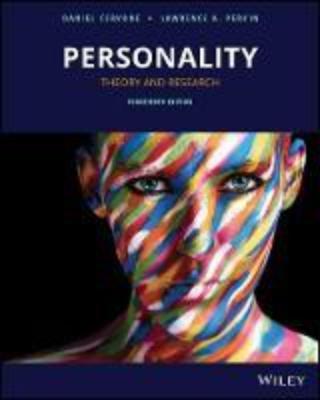 PERSONALITY THEORY AND RESEARCH 14TH EDITION