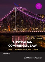 AUSTRALIAN COMMERCIAL LAW 35TH EDITION