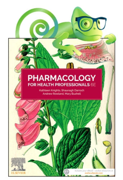 PHARMACOLOGY FOR HEALTH PROFESSIONALS WITH ADAPTIVE QUIZZER 6TH EDITION