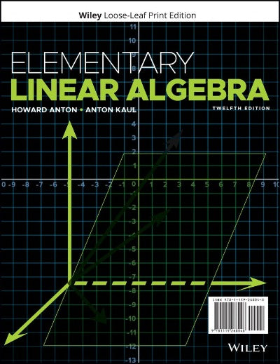 ELEMENTARY LINEAR ALGEBRA 12 EDITION