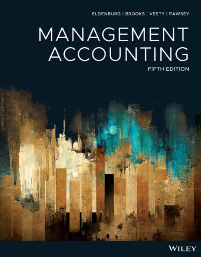 Book cover of 'Management Accounting' with abstract cityscape design