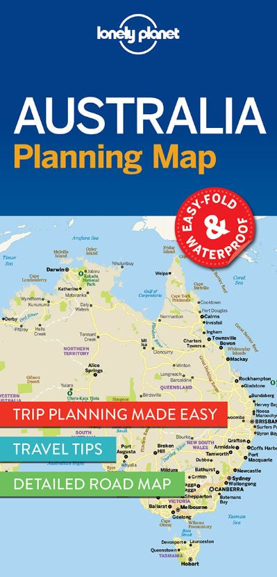 LONELY PLANET AUSTRALIA PLANNING MAP