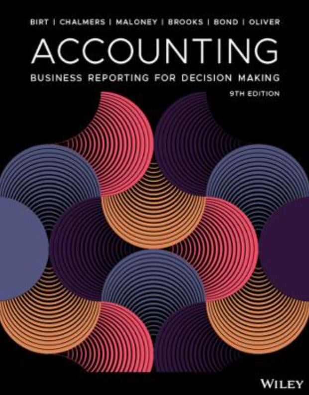 ACCOUNTING: BUSINESS REPORTING FOR DECISION MAKING, 9TH EDITION