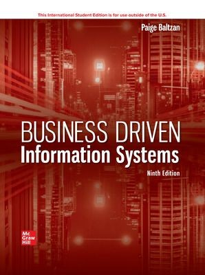 BUSINESS DRIVEN INFORMATION SYSTEMS 9TH EDITION