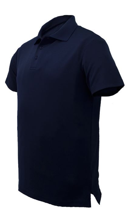 CDU NAVY UNISEX ADULTS PLAIN COTTON POLO
