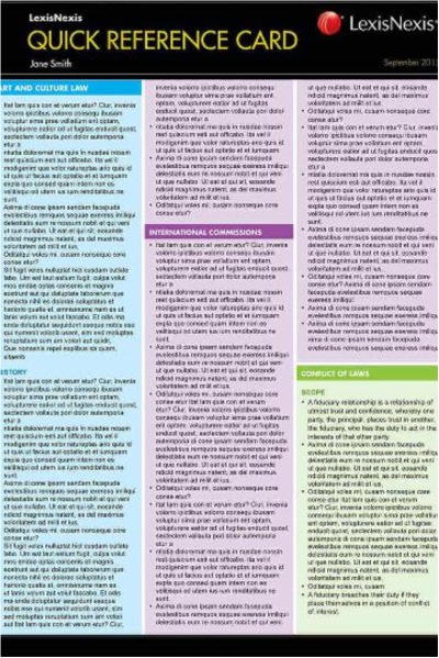 QUICK REFERENCE CARD: CONSTITUTIONAL LAW, 4TH EDITION