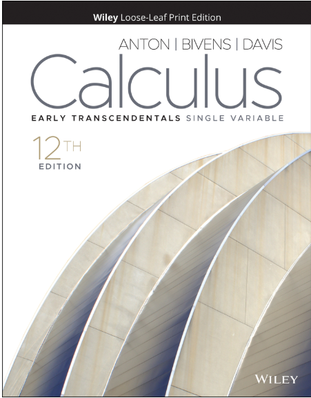 CALCULUS EARLY TRANSCENDENTALS SINGLE VARIABLE 12TH EDITION