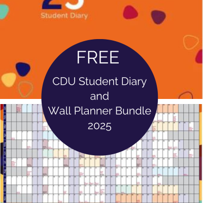 CDU Student Diary and Wallplanner Bundle 2025