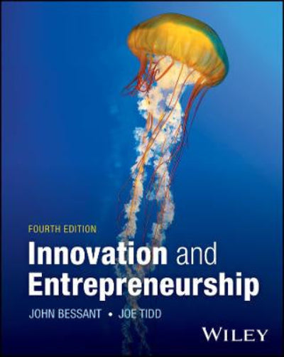 Book cover of 'Innovation and Entrepreneurship' with a jellyfish on a blue background