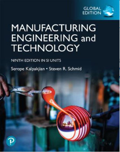 Book cover of 'Manufacturing Engineering and Technology' with a focus on manufacturing processes.