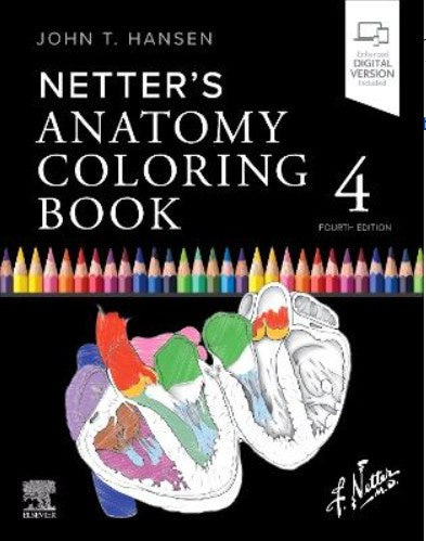 NETTER'S ANATOMY COLORING BOOK 4TH EDITION