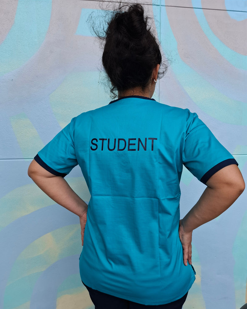 CDU CLASSIC UNISEX SCRUB TOP WITH 5 POCKETS