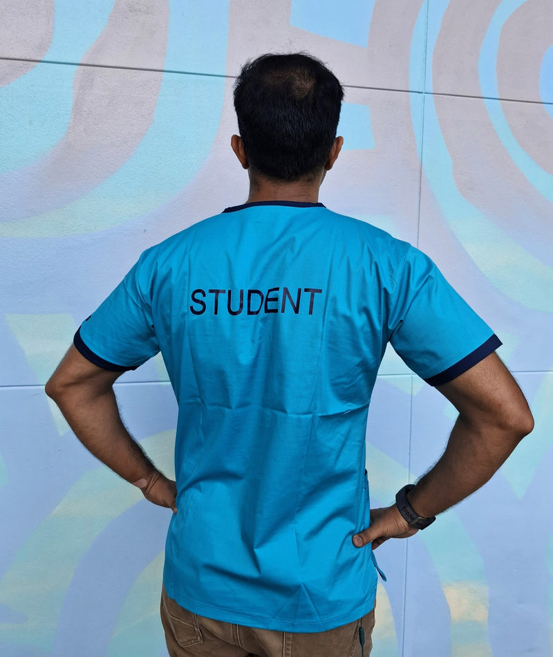 CDU CLASSIC UNISEX SCRUB TOP WITH 5 POCKETS