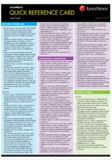 STATUTORY INTERPRETATION QUICK REFERENCE CARD 3RD EDITION