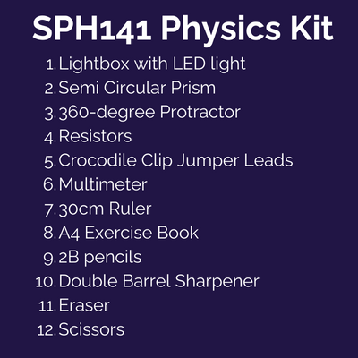 SPH141 PHYSICS KITS