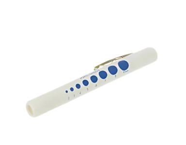 DISPOSABLE  DIAGNOSTIC PENLIGHT TORCH - WHITE -SOLD INDIVIDUALLY