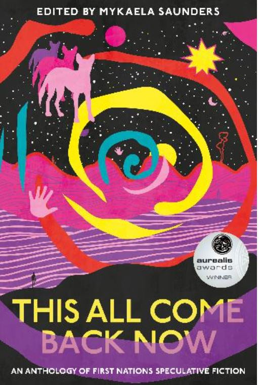 Book cover of 'This All Come Back Now' with colorful design and text.