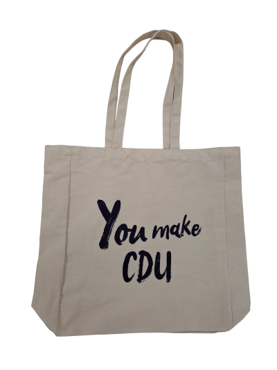 YOU MAKE CDU COTTON TOTE