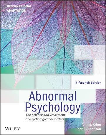 ABNORMAL PSYCHOLOGY 15TH EDITION
