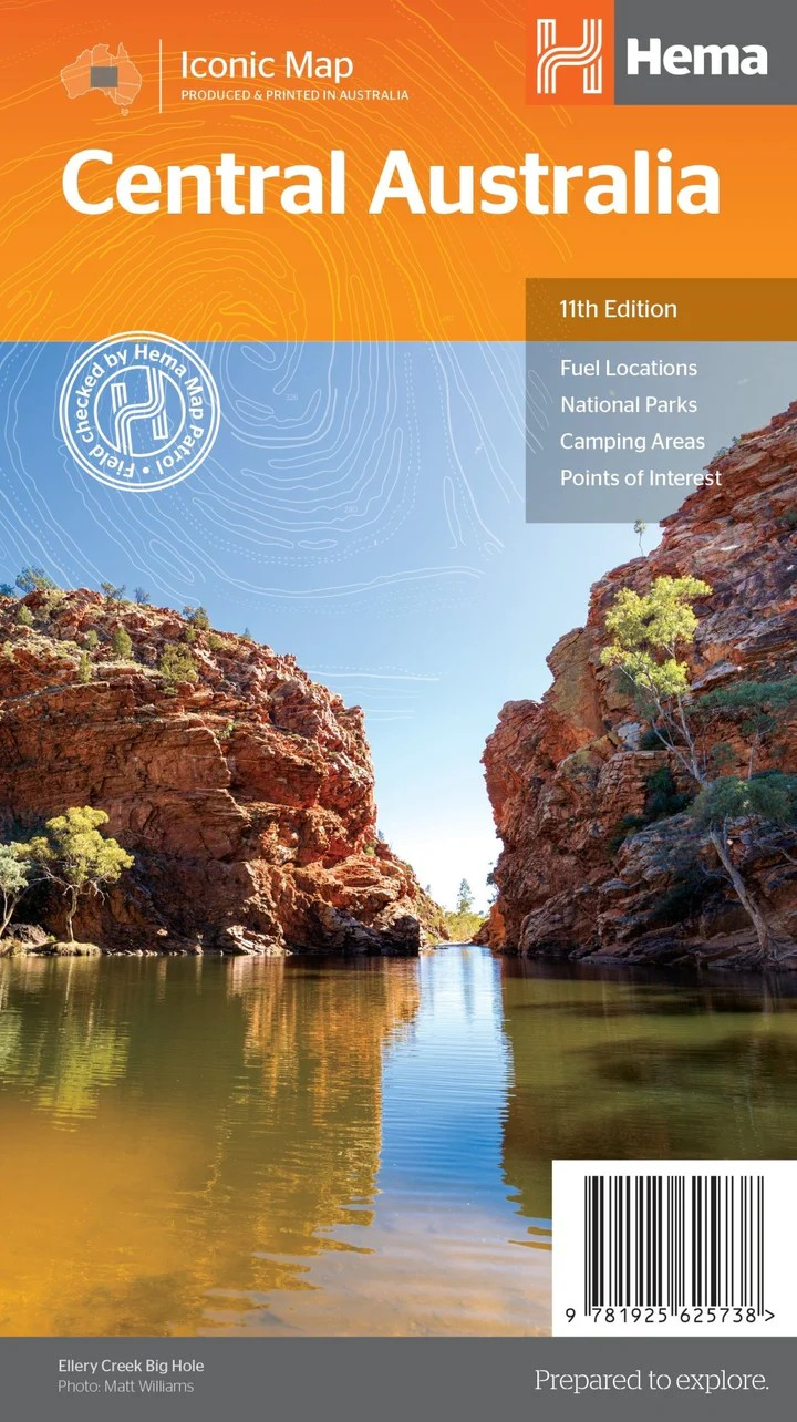 CENTRAL AUSTRALIA MAP