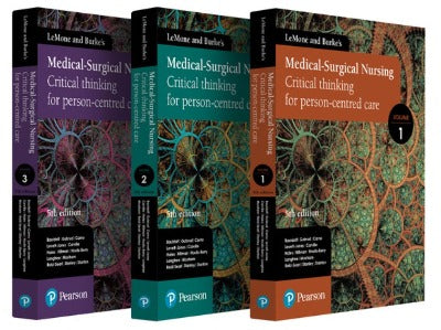 LEMONE AND BURKE&#39;S MEDICAL-SURGICAL NURSING, VOLUMES 1-3 5TH EDITION