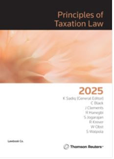 PRINCIPLES OF TAXATION LAW 2025 eBOOK