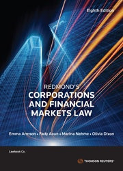 Book cover of 'Corporations and Financial Markets Law' by Emmanuela Amoretti, Paola Angelini, Agnese Nucita, and Olivia Cianci with a blue and orange abstract design.
