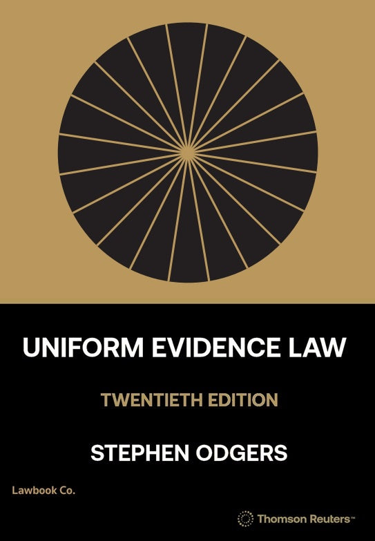 UNIFORM EVIDENCE LAW 20TH EDITION