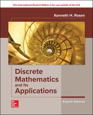 DISCRETE MATHEMATICS AND ITS APPLICATIONS 8TH EDITION eBOOK