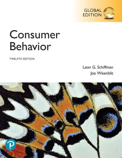 CONSUMER BEHAVIOUR GLOBAL EDITION 12TH EDITION