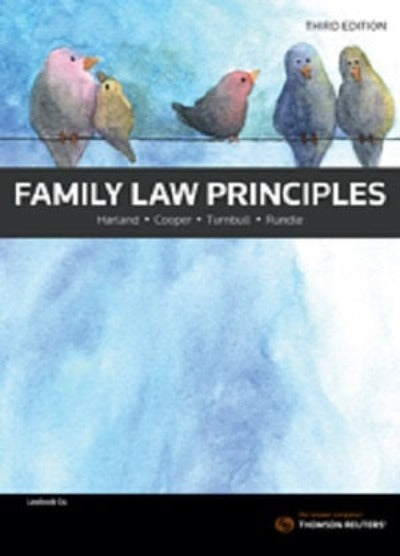 FAMILY LAW PRINCIPLES 3RD EDITION REVISED
