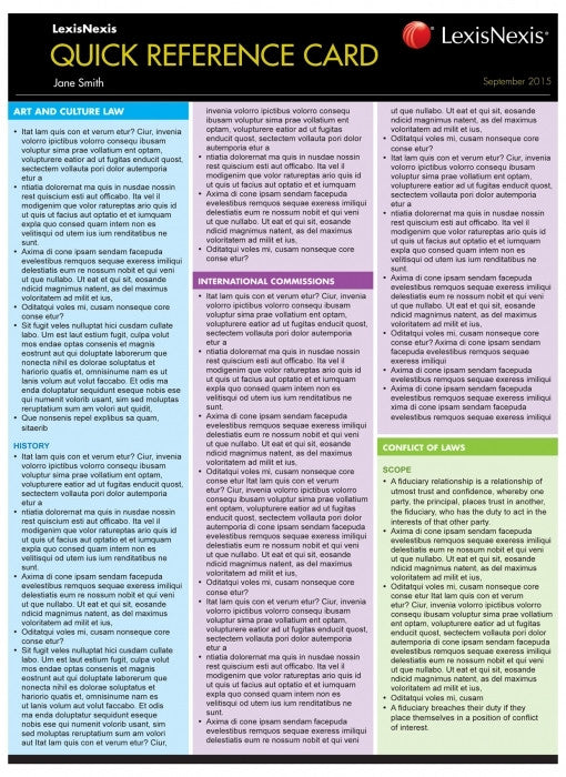 PERSONAL PROPERTY LAW QUICK REFERENCE CARD - Charles Darwin University Bookshop
