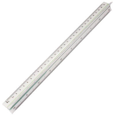 LINEX 323 TRIANGULAR SCALE RULER 300MM