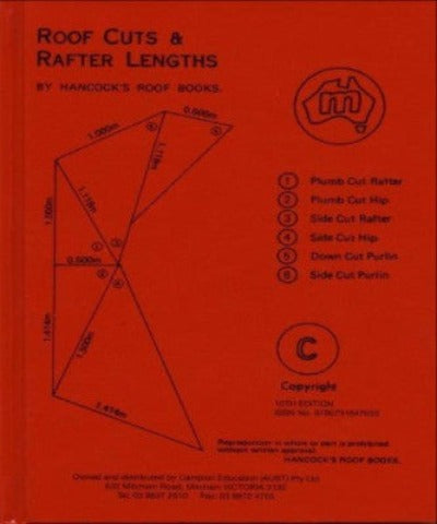 ROOF CUTS & RAFTER LENGTHS - Charles Darwin University Bookshop