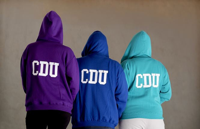CDU  HOODIE WITH ZIP AND POCKET MEN'S