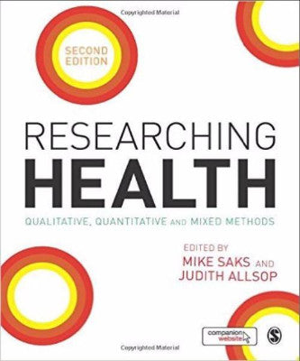 RESEARCHING HEALTH QUALITATIVE QUANTITATIVE & MIXED METHODS - Charles Darwin University Bookshop
