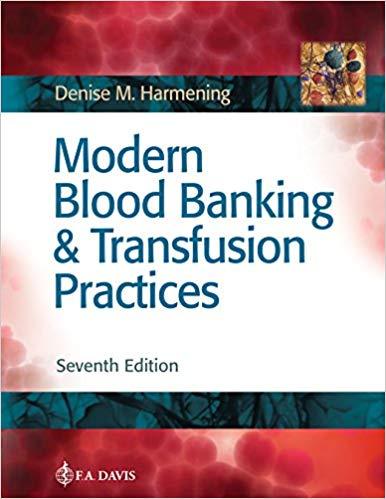 MODERN BLOOD BANKING &amp; TRANSFUSION PRACTICES 7TH EDITION eBOOK