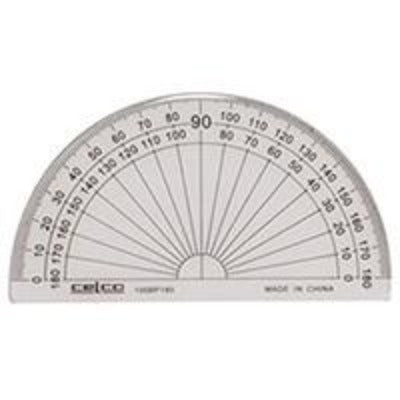 PROTRACTOR 180 DEGREE 10CM