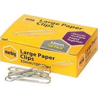 PAPER CLIPS LARGE 33MM