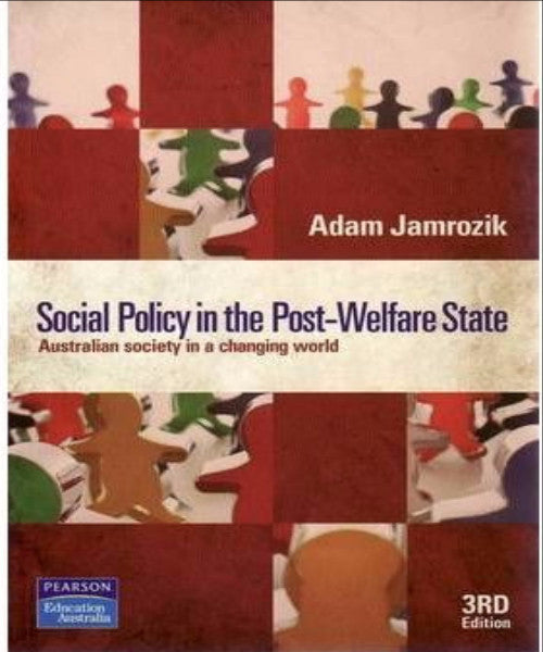 SOCIAL POLICY IN THE POST WELFARE STATE - Charles Darwin University Bookshop
