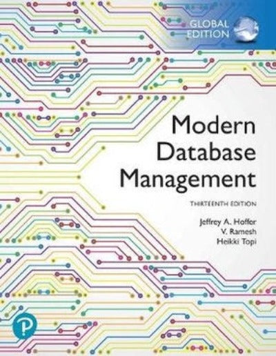 MODERN DATABASE MANAGEMENT GLOBAL 13TH EDITION eBOOK