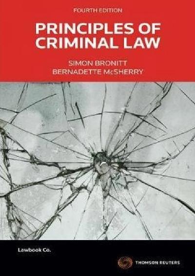PRINCIPLES OF CRIMINAL LAW 4TH EDITION