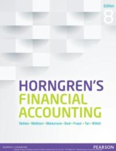 HORNGREN'S FINANCIAL ACCOUNTING eBOOK