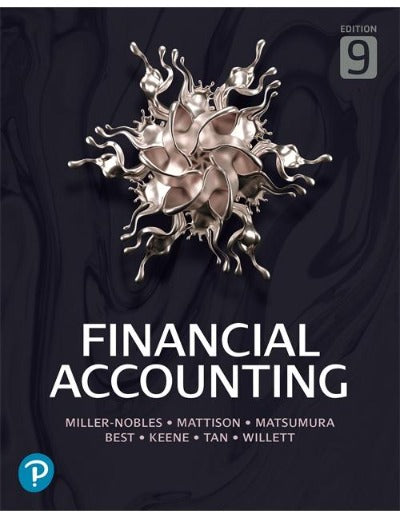 HORNGREN FINANCIAL ACCOUNTING 9TH EDITION