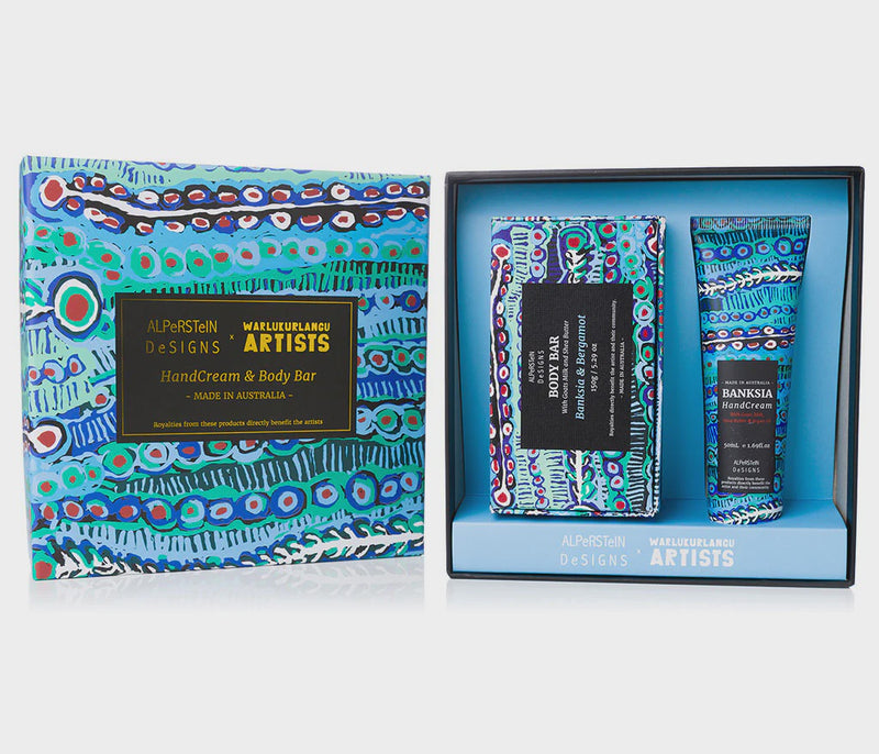 ALPERSTEIN DESIGNS HANDCREAM & BODY BAR GIFT BOX