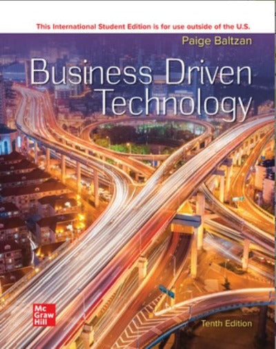 BUSINESS DRIVEN TECHNOLOGY ISI 10TH EDITION